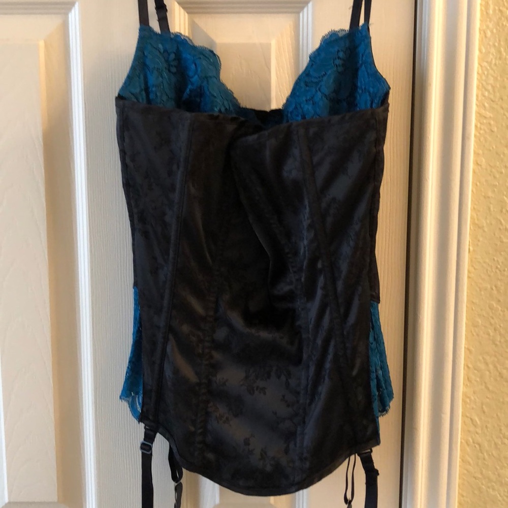 Fredericks of Hollywood two-tone corset